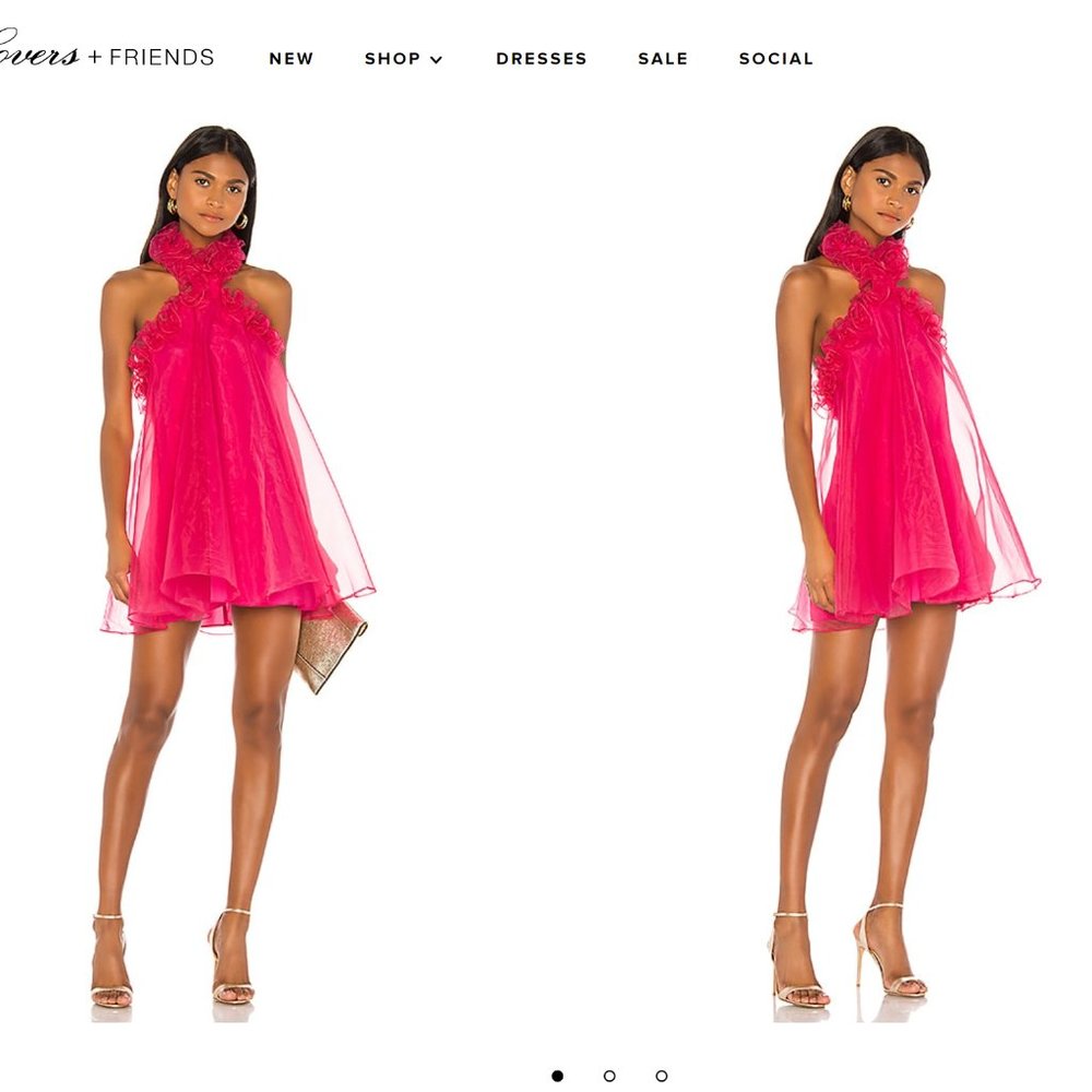 ISO Lovers + Friends Capri Dress- Pink Size Small